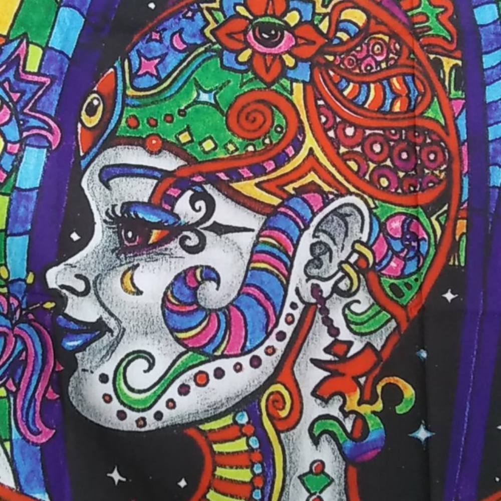 Wall Tapestry Psychedelic Surreal Abstract NEW - Picture 3 of 5